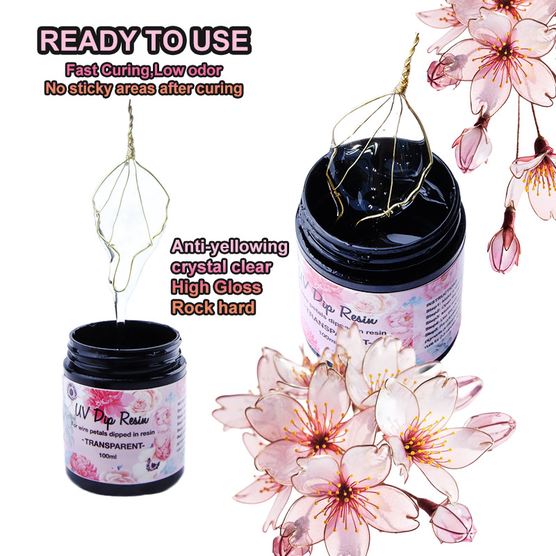 Epoxy Uv Resin Kit - Colle de résine UV Flower-Executive, liquide