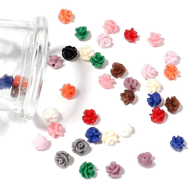 Flower Preservation Resin - 30 pièces résine Imitation fleur de