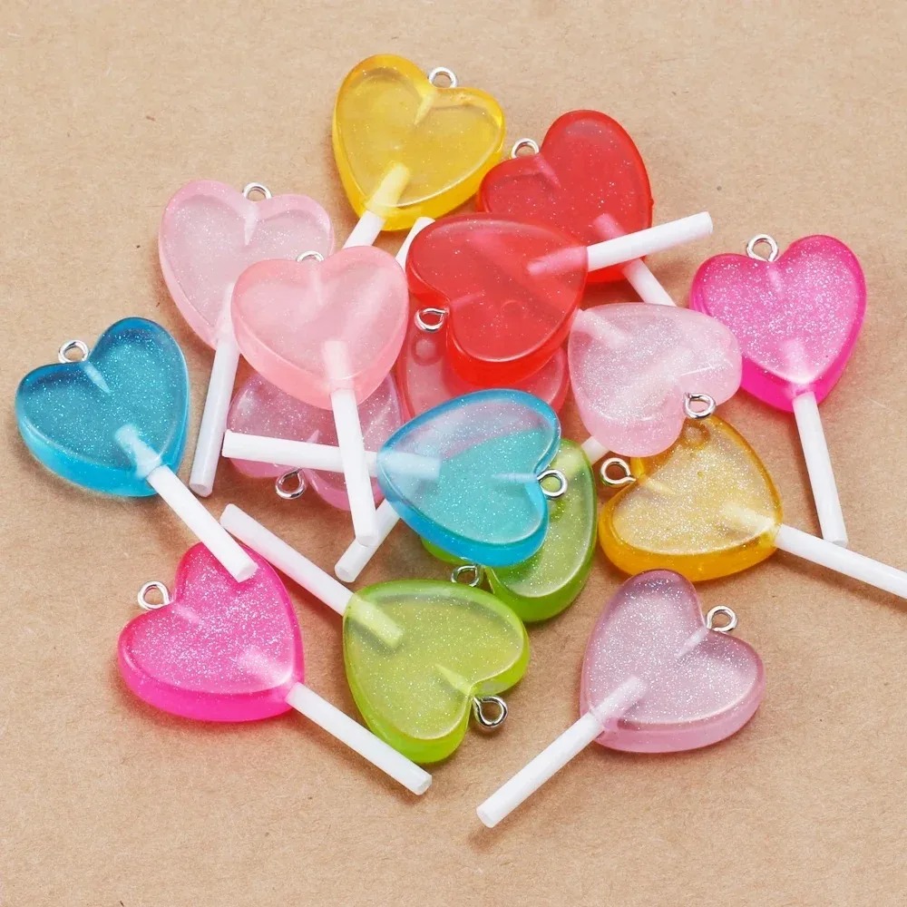 Resin Craft Material - Breloques en résine en forme de