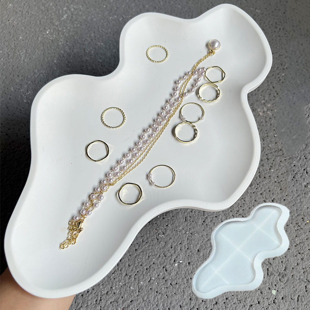 Serving Tray Mold - Moule en silicone trempé pour plâtre