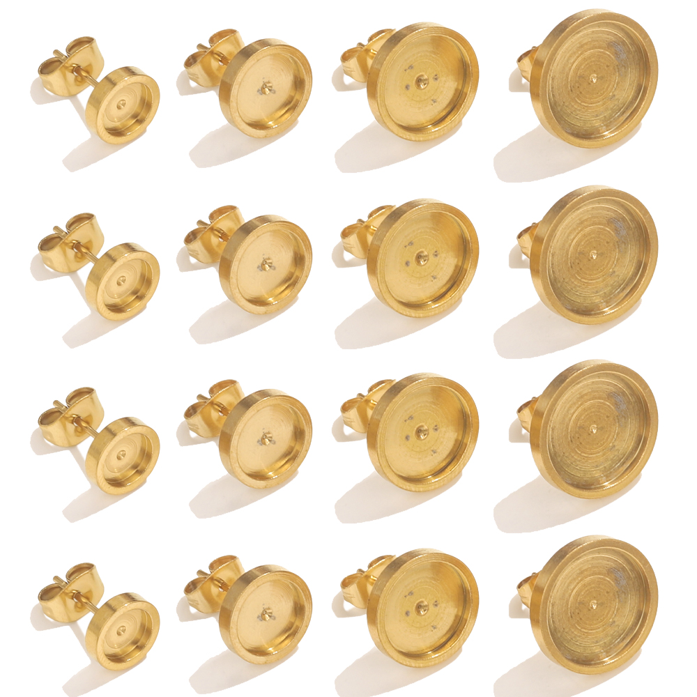 Resin Craft Kit - 10 pièces en acier inoxydable or