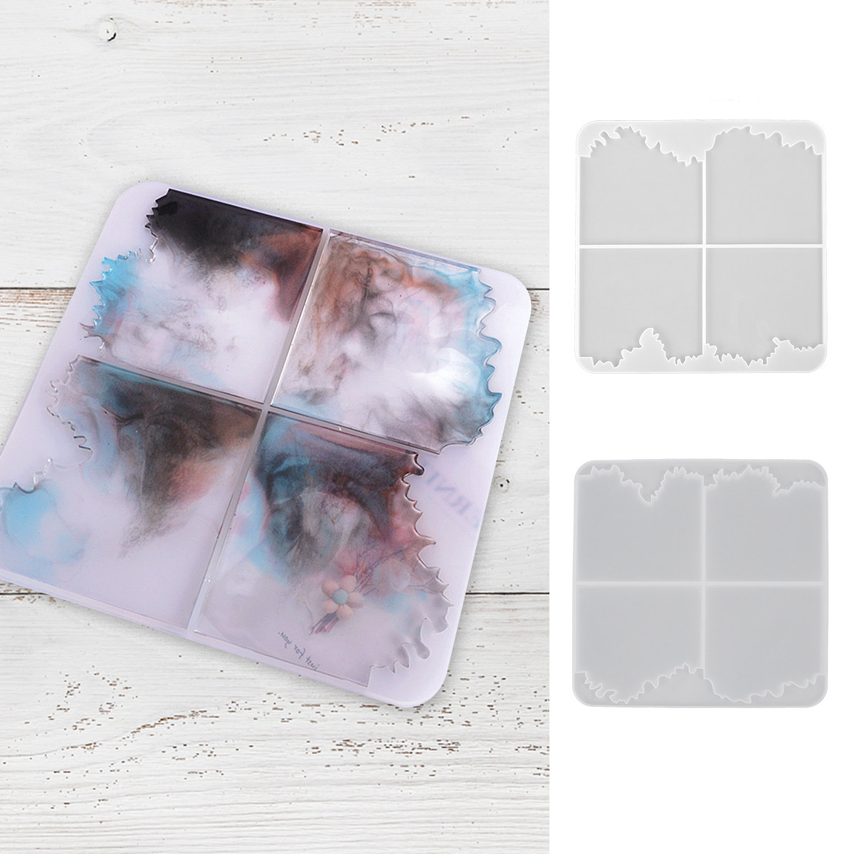 1 pièce Moule en silicone épox - Resin Ocean Wave Mold avis et prix