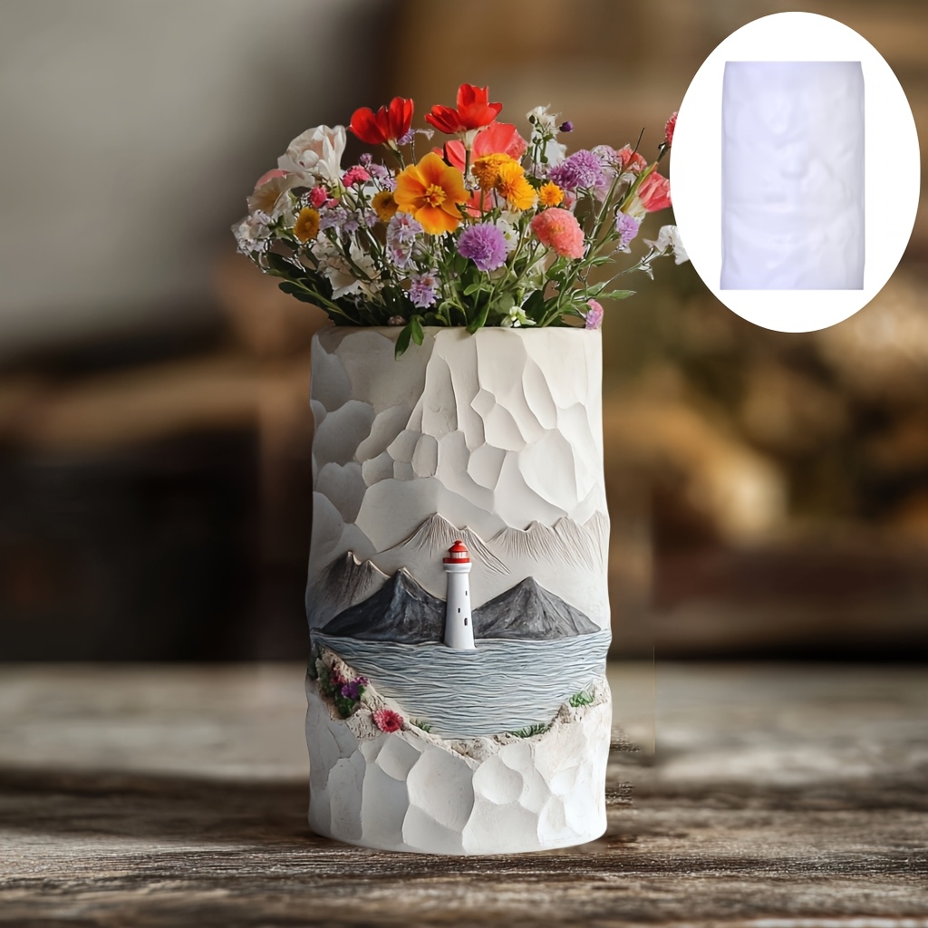 Phare de mer en Relief fleur p - Resin Ocean Wave Mold avis et prix