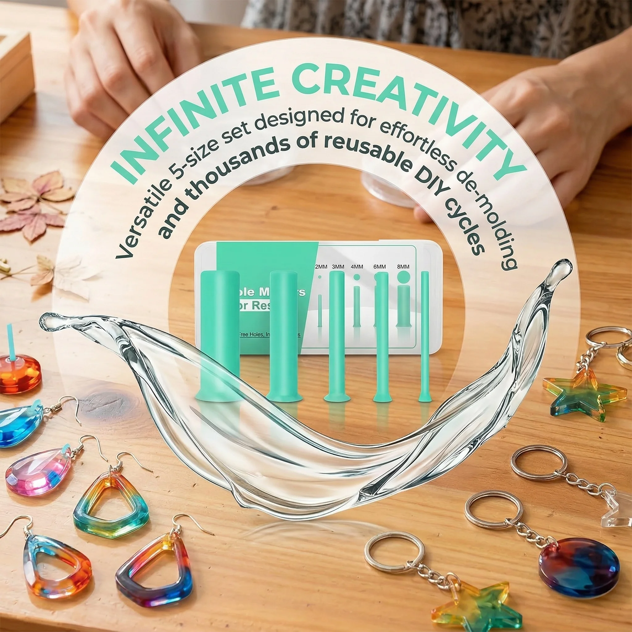 Kit de 35 ouvre-trous en résin - Epoxy Uv Resin Kit avis et prix